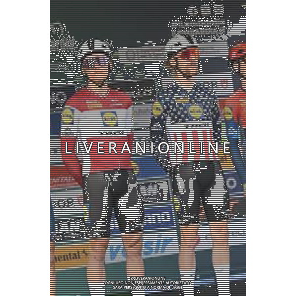 11-10-2025 Giro Di Lombardia; 2025, Lidl - Trek; Skujins, Toms; Simmons, Quinn; Como; ©SIROTTI - AG ALDO LIVERANI SAS