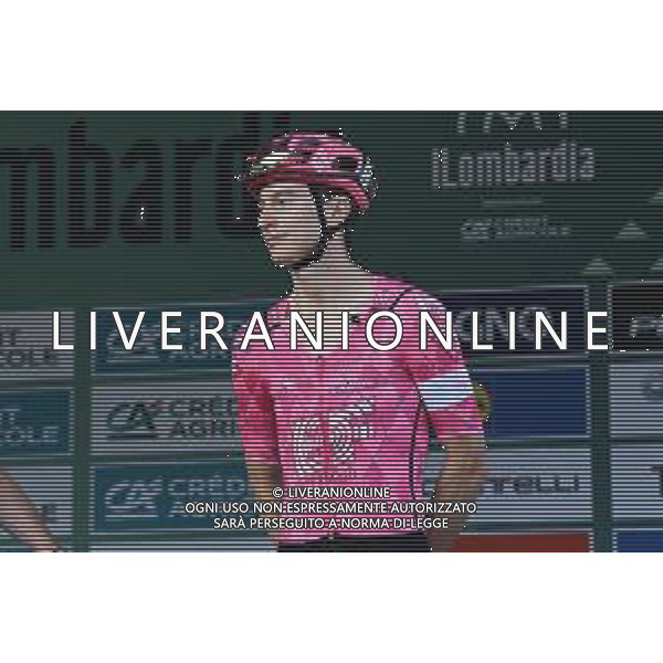 11-10-2025 Giro Di Lombardia; 2025, Ef Education - Easypost; Powless, Neilson; Como; ©SIROTTI - AG ALDO LIVERANI SAS