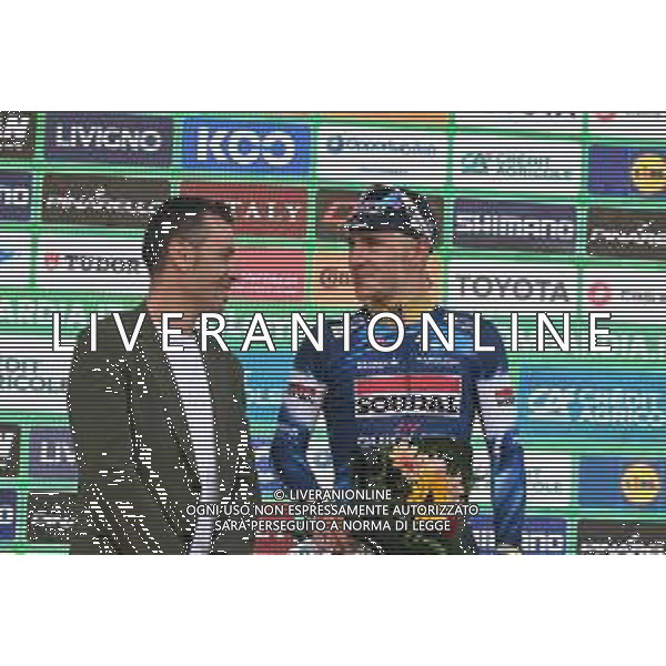 11-10-2025 Giro Di Lombardia; 2025, Soudal - Quick Step; Evenepoel, Remco; Nibali, Vincenzo; Bergamo; ©SIROTTI - AG ALDO LIVERANI SAS