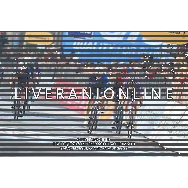 11-10-2025 Giro Di Lombardia; 2025, Groupama - Fdj; 2025, Jayco - Alula; Molard, Rudy; Zana, Filippo; Bergamo; ©SIROTTI - AG ALDO LIVERANI SAS