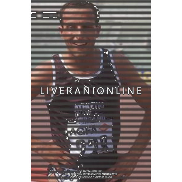 DIAP-RETROSPETTIVA DONATO SABIA ATLETA NELLA FOTO DONATO SABIANELL\'ANNO 1985 AG ALDO LIVERANI SAS