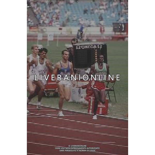 DIAP-RETROSPETTIVA DONATO SABIA ATLETA NELLA FOTO DONATO SABIA ALLE OLIMPIADI DI SEUUL NELL\'ANNO 1988 AG ALDO LIVERANI SAS