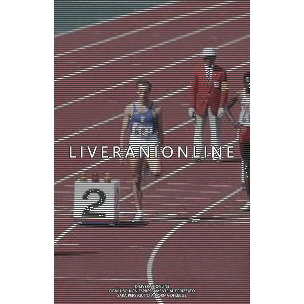 DIAP-RETROSPETTIVA DONATO SABIA ATLETA NELLA FOTO DONATO SABIA ALLE OLIMPIADI DI SEUUL NELL\'ANNO 1988 AG ALDO LIVERANI SAS