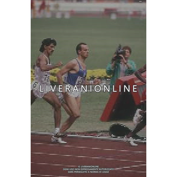 DIAP-RETROSPETTIVA DONATO SABIA ATLETA NELLA FOTO DONATO SABIA ALLE OLIMPIADI DI SEUUL NELL\'ANNO 1988 AG ALDO LIVERANI SAS