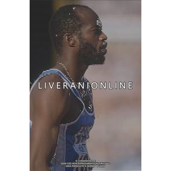 DIAP-RETROSPETTIVA EDWIN MOSES ATLETA NELLA FOTO EDWIN MOSES A ROMA AI MONIALI DI ATLETICA NELL\'ANNO 1987 AG ALDO LIVERANI SAS
