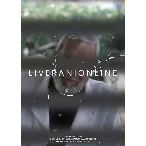 DIAP-RETROSPETTIVA JOHN HUSTON ATTORE NELLA FOTO JOHN HUSTON A CANNES NELL\'ANNO 1980 FOTO ENRICO LIVERANI-AG ALDO LIVERANI SAS