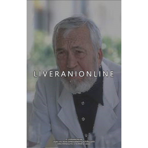 DIAP-RETROSPETTIVA JOHN HUSTON ATTORE NELLA FOTO JOHN HUSTON A CANNES NELL\'ANNO 1980 FOTO ENRICO LIVERANI-AG ALDO LIVERANI SAS
