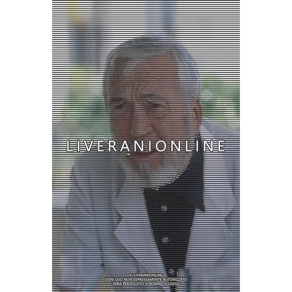 DIAP-RETROSPETTIVA JOHN HUSTON ATTORE NELLA FOTO JOHN HUSTON A CANNES NELL\'ANNO 1980 FOTO ENRICO LIVERANI-AG ALDO LIVERANI SAS