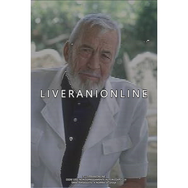 DIAP-RETROSPETTIVA JOHN HUSTON ATTORE NELLA FOTO JOHN HUSTON A CANNES NELL\'ANNO 1980 FOTO ENRICO LIVERANI-AG ALDO LIVERANI SAS
