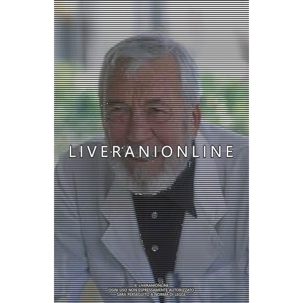 DIAP-RETROSPETTIVA JOHN HUSTON ATTORE NELLA FOTO JOHN HUSTON A CANNES NELL\'ANNO 1980 FOTO ENRICO LIVERANI-AG ALDO LIVERANI SAS