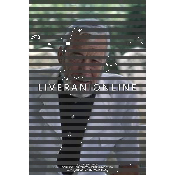 DIAP-RETROSPETTIVA JOHN HUSTON ATTORE NELLA FOTO JOHN HUSTON A CANNES NELL\'ANNO 1980 FOTO ENRICO LIVERANI-AG ALDO LIVERANI SAS