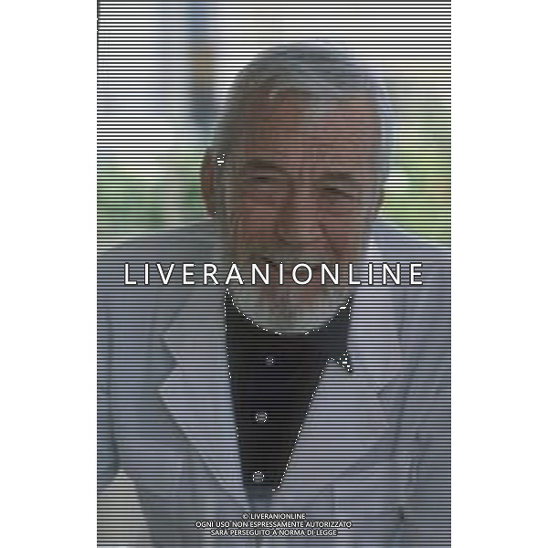 DIAP-RETROSPETTIVA JOHN HUSTON ATTORE NELLA FOTO JOHN HUSTON A CANNES NELL\'ANNO 1980 FOTO ENRICO LIVERANI-AG ALDO LIVERANI SAS