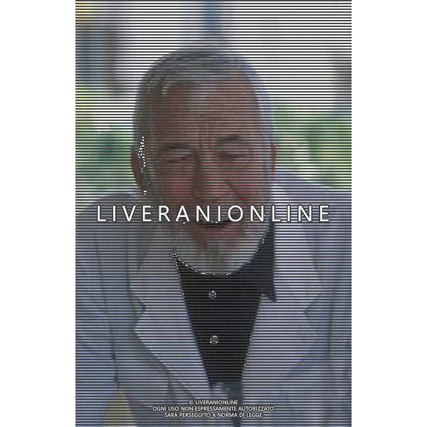 DIAP-RETROSPETTIVA JOHN HUSTON ATTORE NELLA FOTO JOHN HUSTON A CANNES NELL\'ANNO 1980 FOTO ENRICO LIVERANI-AG ALDO LIVERANI SAS