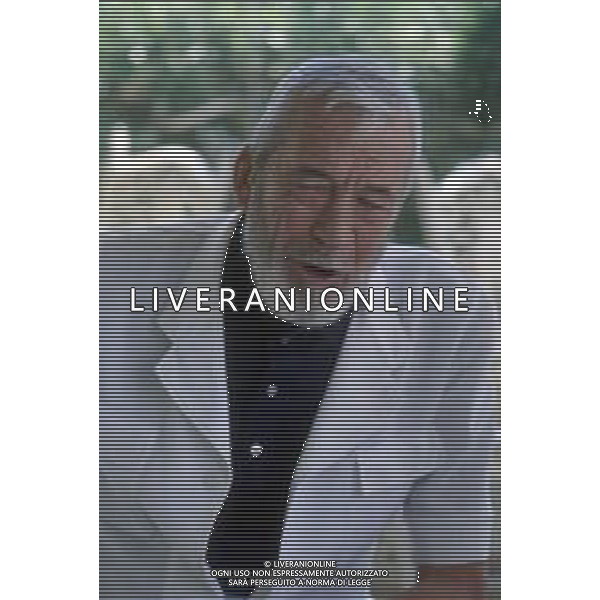 DIAP-RETROSPETTIVA JOHN HUSTON ATTORE NELLA FOTO JOHN HUSTON A CANNES NELL\'ANNO 1980 FOTO ENRICO LIVERANI-AG ALDO LIVERANI SAS