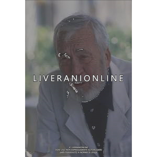 DIAP-RETROSPETTIVA JOHN HUSTON ATTORE NELLA FOTO JOHN HUSTON A CANNES NELL\'ANNO 1980 FOTO ENRICO LIVERANI-AG ALDO LIVERANI SAS