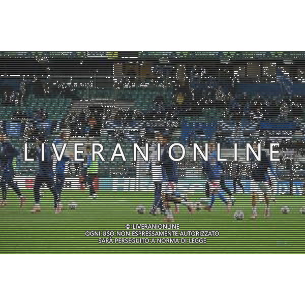 TVPG Estonia vs Italia nella foto riscaldamento Italia 11-10-2025 A. Le Coq Arena, Tallinn (EST) - European Qualifiers - FIFA World Cup 2026 Matchday 7 ©TVPG Pasquale Golia - AGENZIA ALDO LIVERANI SAS