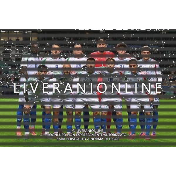 TVPG Estonia vs Italia nella foto Italia formazione iniziale 11-10-2025 A. Le Coq Arena, Tallinn (EST) - European Qualifiers - FIFA World Cup 2026 Matchday 7 ©TVPG Pasquale Golia - AGENZIA ALDO LIVERANI SAS