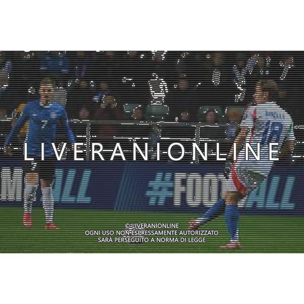 TVPG Estonia vs Italia nella foto Nicolo’ Barella (Italia) 11-10-2025 A. Le Coq Arena, Tallinn (EST) - European Qualifiers - FIFA World Cup 2026 Matchday 7 ©TVPG Pasquale Golia - AGENZIA ALDO LIVERANI SAS