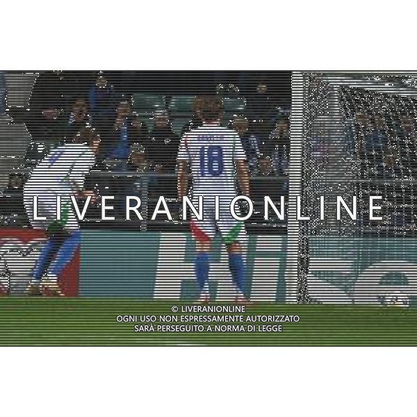 TVPG Estonia vs Italia nella foto Mateo Retegui (Italia) rigore sbagliato 11-10-2025 A. Le Coq Arena, Tallinn (EST) - European Qualifiers - FIFA World Cup 2026 Matchday 7 ©TVPG Pasquale Golia - AGENZIA ALDO LIVERANI SAS
