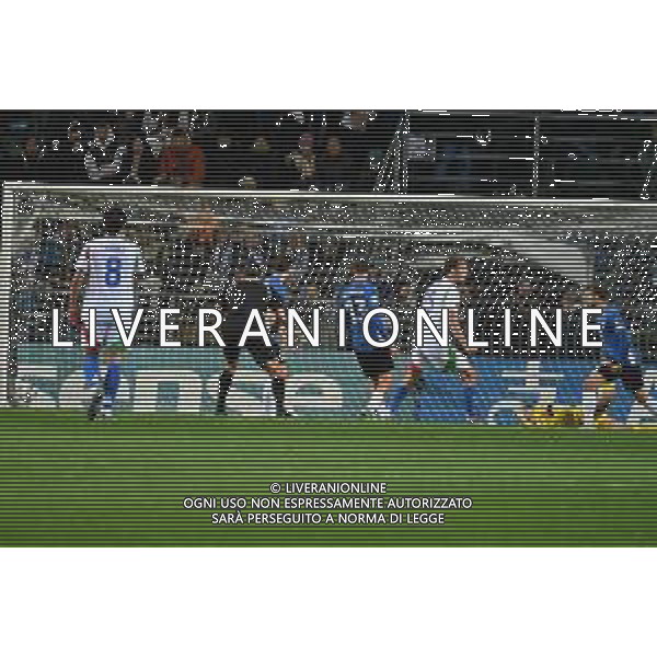 TVPG Estonia vs Italia nella foto azione secondo goal Italia Mateo Retegui 11-10-2025 A. Le Coq Arena, Tallinn (EST) - European Qualifiers - FIFA World Cup 2026 Matchday 7 ©TVPG Pasquale Golia - AGENZIA ALDO LIVERANI SAS