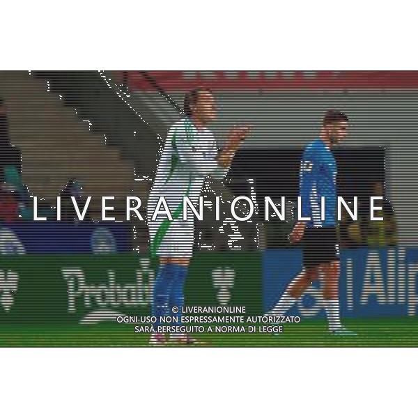 TVEM October 11, 2025 Tallinn, Estonia - Estonia vs Italy - European Qualifiers FIFA World Cup 2026 Matchday 7 - A. Le Coq Arena. In the pic: Mateo Retegui of Italy celebrates after scoring a goal ©TVEM Emmanuele Mastrodonato - AGENZIA ALDO LIVERANI SAS
