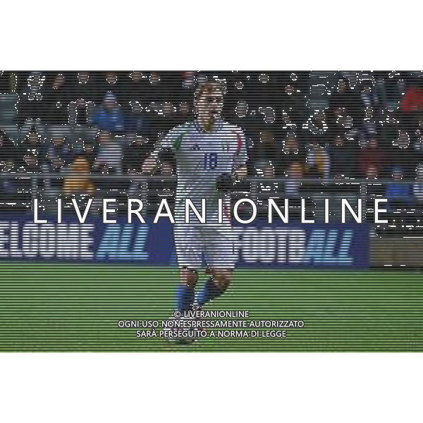 TVPG Estonia vs Italia nella foto Nicolo’ Barella (Italia) 11-10-2025 A. Le Coq Arena, Tallinn (EST) - European Qualifiers - FIFA World Cup 2026 Matchday 7 ©TVPG Emmanuele Mastrodonato - AGENZIA ALDO LIVERANI SAS