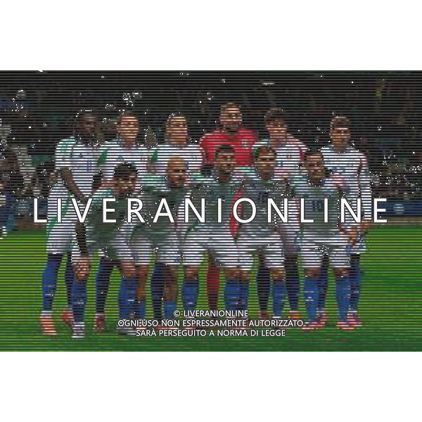 TVEM October 11, 2025 Tallinn, Estonia - Estonia vs Italy - European Qualifiers FIFA World Cup 2026 Matchday 7 - A. Le Coq Arena. In the pic: Italy team line up - formazione italiana ©TVEM Emmanuele Mastrodonato - AGENZIA ALDO LIVERANI SAS