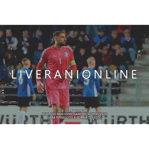 TVEM October 11, 2025 Tallinn, Estonia - Estonia vs Italy - European Qualifiers FIFA World Cup 2026 Matchday 7 - A. Le Coq Arena. In the pic: Gianluigi Donnarumma of Italy ©TVEM Emmanuele Mastrodonato - AGENZIA ALDO LIVERANI SAS