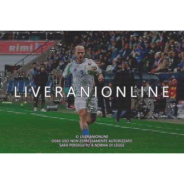 TVEM October 11, 2025 Tallinn, Estonia - Estonia vs Italy - European Qualifiers FIFA World Cup 2026 Matchday 7 - A. Le Coq Arena. In the pic: Federico Dimarco of Italy ©TVEM Emmanuele Mastrodonato - AGENZIA ALDO LIVERANI SAS