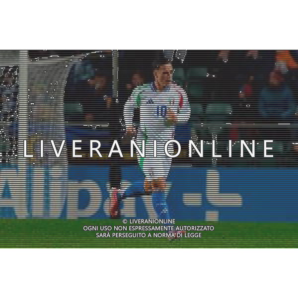 TVEM October 11, 2025 Tallinn, Estonia - Estonia vs Italy - European Qualifiers FIFA World Cup 2026 Matchday 7 - A. Le Coq Arena. In the pic: Giacomo Raspadori of Italy ©TVEM Emmanuele Mastrodonato - AGENZIA ALDO LIVERANI SAS