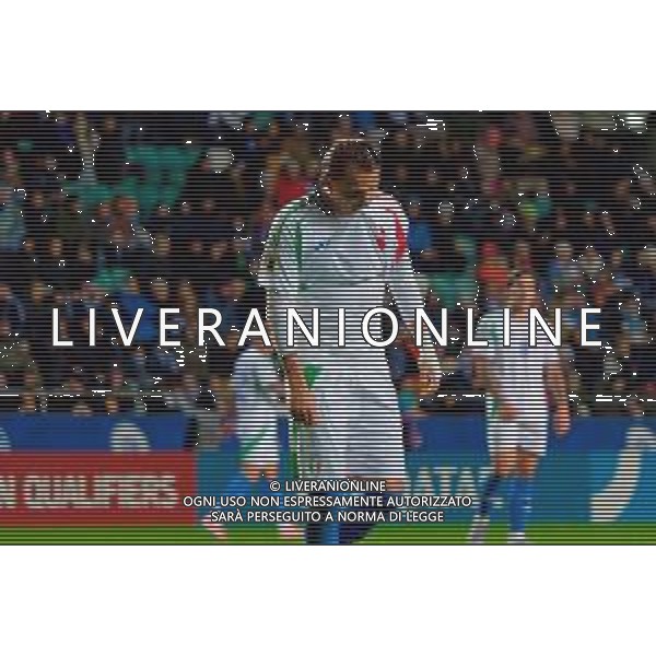 TVEM October 11, 2025 Tallinn, Estonia - Estonia vs Italy - European Qualifiers FIFA World Cup 2026 Matchday 7 - A. Le Coq Arena. In the pic: Mateo Retegui of Italy disappointment ©TVEM Emmanuele Mastrodonato - AGENZIA ALDO LIVERANI SAS