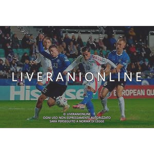 TVEM October 11, 2025 Tallinn, Estonia - Estonia vs Italy - European Qualifiers FIFA World Cup 2026 Matchday 7 - A. Le Coq Arena. In the pic: Giacomo Raspadori of Italy in action against Maksim Paskotsi of Estonia ©TVEM Emmanuele Mastrodonato - AGENZIA ALDO LIVERANI SAS