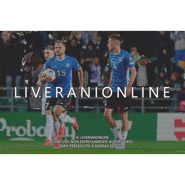 TVEM October 11, 2025 Tallinn, Estonia - Estonia vs Italy - European Qualifiers FIFA World Cup 2026 Matchday 7 - A. Le Coq Arena. In the pic: Rauno Sappinen of Estonia celebrates after scoring a goal ©TVEM Emmanuele Mastrodonato - AGENZIA ALDO LIVERANI SAS
