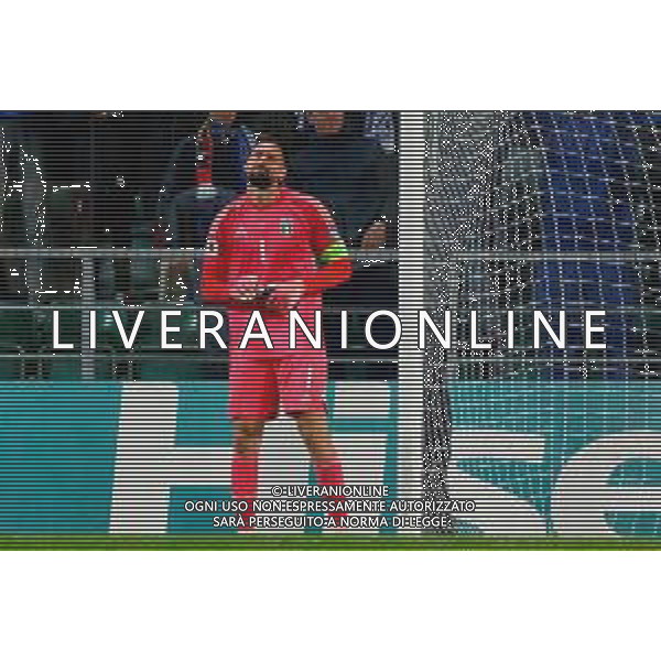 TVEM October 11, 2025 Tallinn, Estonia - Estonia vs Italy - European Qualifiers FIFA World Cup 2026 Matchday 7 - A. Le Coq Arena. In the pic: Gianluigi Donnarumma of Italy disappointment ©TVEM Emmanuele Mastrodonato - AGENZIA ALDO LIVERANI SAS