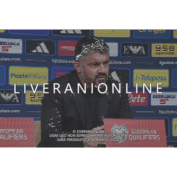 TVPG Estonia vs Italia nella foto Gennaro Gattuso (CT Italia) 11-10-2025 A. Le Coq Arena, Tallinn (EST) - European Qualifiers - FIFA World Cup 2026 Matchday 7 ©TVPG Pasquale Golia - AGENZIA ALDO LIVERANI SAS