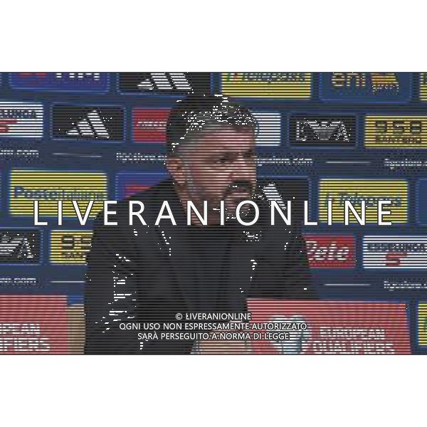 TVPG Estonia vs Italia nella foto Gennaro Gattuso (CT Italia) 11-10-2025 A. Le Coq Arena, Tallinn (EST) - European Qualifiers - FIFA World Cup 2026 Matchday 7 ©TVPG Pasquale Golia - AGENZIA ALDO LIVERANI SAS