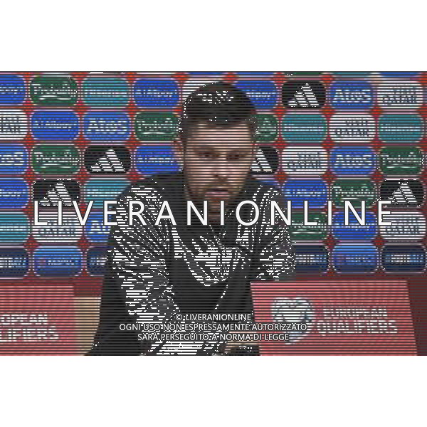 TVPG Estonia vs Italia nella foto Jurgen Henn (Allenatore Estonia) 11-10-2025 A. Le Coq Arena, Tallinn (EST) - European Qualifiers - FIFA World Cup 2026 Matchday 7 ©TVPG Pasquale Golia - AGENZIA ALDO LIVERANI SAS