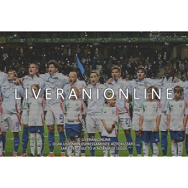 TVPG Estonia vs Italia nella foto Nicolo’ Barella, Riccardo Calafiori, Federico Dimarco, Giacomo Raspadori, Giovanni Di Lorenzo, Sandro Tonali e Moise Kean (Italia), 11-10-2025 A. Le Coq Arena, Tallinn (EST) - European Qualifiers - FIFA World Cup 2026 Matchday 7 ©TVPG Pasquale Golia - AGENZIA ALDO LIVERANI SAS