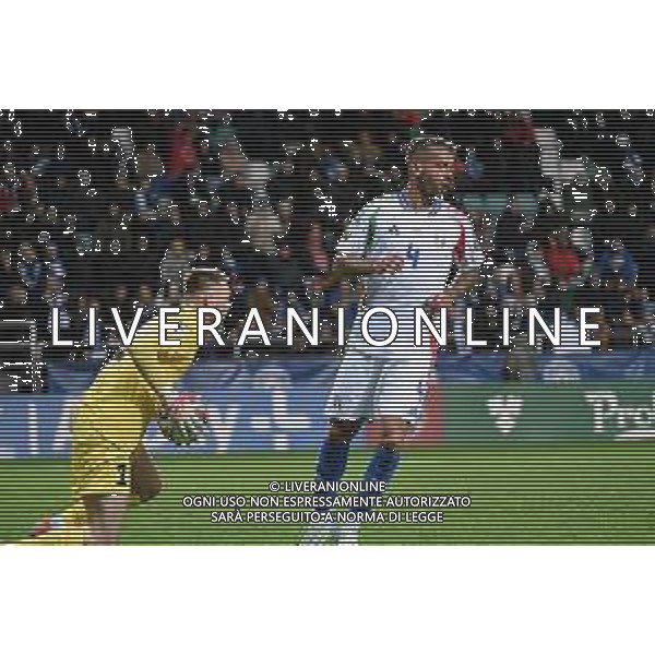 TVPG Estonia vs Italia nella foto Leonardo Spinazzola 11-10-2025 A. Le Coq Arena, Tallinn (EST) - European Qualifiers - FIFA World Cup 2026 Matchday 7 ©TVPG Pasquale Golia - AGENZIA ALDO LIVERANI SAS