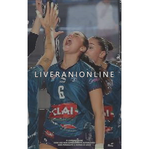 IMOLA 10 10 2025 CLAI IMOLA PALLAVOLO-TRASPORTI BRESSAN OFFANENGO SERIE A2 NELLA FOTO CHIARA SALVATORI CLAI IMOLA PALLAVOLO FOTO GIANNI SANNA-AG ALDO LIVERANI SAS