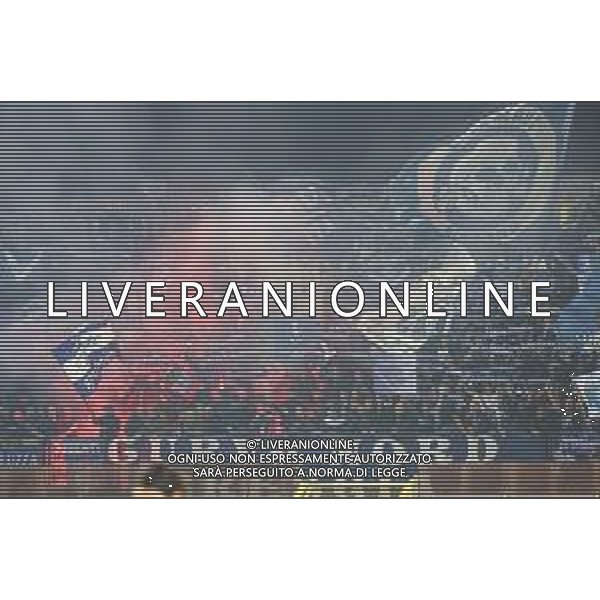 TVRCOR – Pro Patria vs Union Brescia– Serie C – 9a giornata Campionato Calcio Serie C Lega Pro Busto Arsizio (VA) 12-10-2025 Stadio Carlo Speroni nella foto tifosi Brescia curva nord foto roberta corradin-ag aldo liverani sas