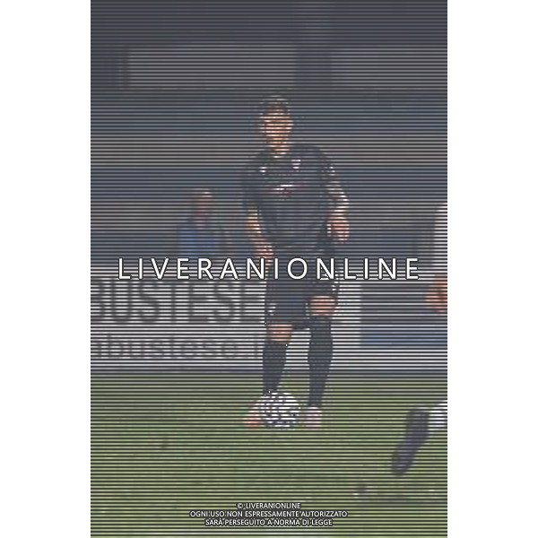 TVRCOR – Pro Patria vs Union Brescia– Serie C – 9a giornata Campionato Calcio Serie C Lega Pro Busto Arsizio (VA) 12-10-2025 Stadio Carlo Speroni nella foto Mattia Motolese foto roberta corradin-ag aldo liverani sas