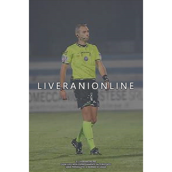 TVRCOR – Pro Patria vs Union Brescia– Serie C – 9a giornata Campionato Calcio Serie C Lega Pro Busto Arsizio (VA) 12-10-2025 Stadio Carlo Speroni nella foto direttore di gara Fabrizio Ramondino di Palermo foto roberta corradin-ag aldo liverani sas