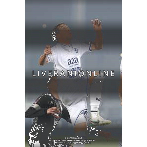TVRCOR – Pro Patria vs Union Brescia– Serie C – 9a giornata Campionato Calcio Serie C Lega Pro Busto Arsizio (VA) 12-10-2025 Stadio Carlo Speroni nella foto Mattia Zennaro foto roberta corradin-ag aldo liverani sas