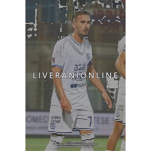 TVRCOR – Pro Patria vs Union Brescia– Serie C – 9a giornata Campionato Calcio Serie C Lega Pro Busto Arsizio (VA) 12-10-2025 Stadio Carlo Speroni nella foto Davide Di Molfetta foto roberta corradin-ag aldo liverani sas