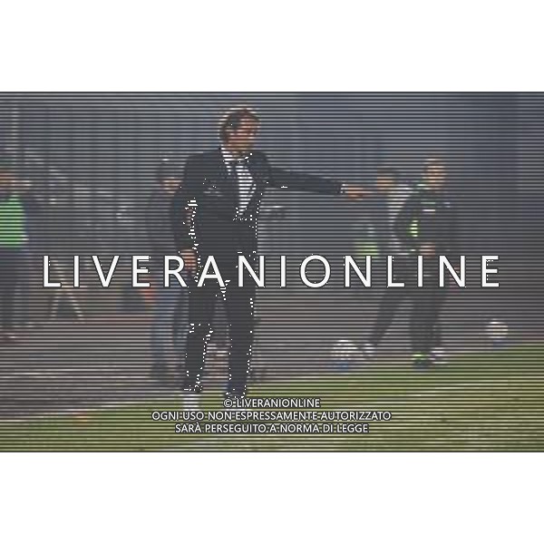 TVRCOR – Pro Patria vs Union Brescia– Serie C – 9a giornata Campionato Calcio Serie C Lega Pro Busto Arsizio (VA) 12-10-2025 Stadio Carlo Speroni nella foto mister Aimo Diana Brescia Calcio foto roberta corradin-ag aldo liverani sas