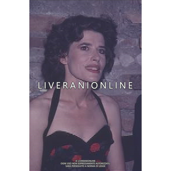 DIAP-RETROSPETTIVA FANNY ARDANT ATTRICE NELLA FOTO FANNY ARDANT A CANNES NELL\'ANNO 1989 AG ALDO LIVERANI SAS