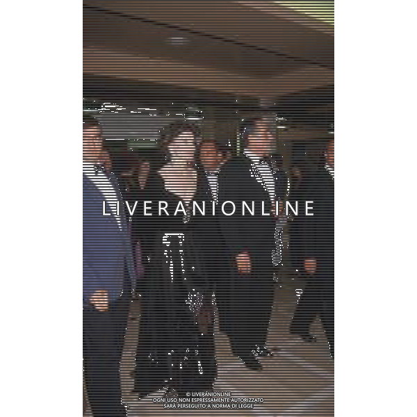DIAP-RETROSPETTIVA FANNY ARDANT ATTRICE NELLA FOTO FANNY ARDANT A CANNES NELL\'ANNO 1989 CON VITTORIO GASSMAN AG ALDO LIVERANI SAS