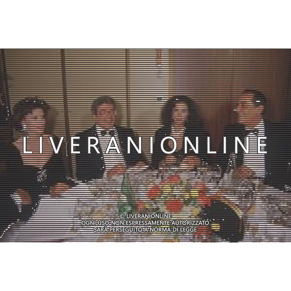 DIAP-RETROSPETTIVA FANNY ARDANT ATTRICE NELLA FOTO FANNY ARDANT A CANNES NELL\'ANNO 1989 CON VITTORIO GASSMAN ETTORE SCOLA E STEFANIA SANDRELLI AG ALDO LIVERANI SAS