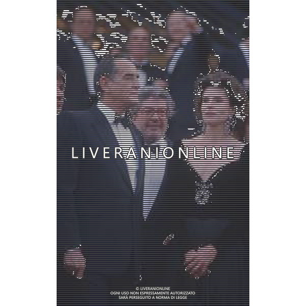 DIAP-RETROSPETTIVA FANNY ARDANT ATTRICE NELLA FOTO FANNY ARDANT A CANNES NELL\'ANNO 1989 CON VITTORIO GASSMAN E ETTORE SCOLA AG ALDO LIVERANI SAS